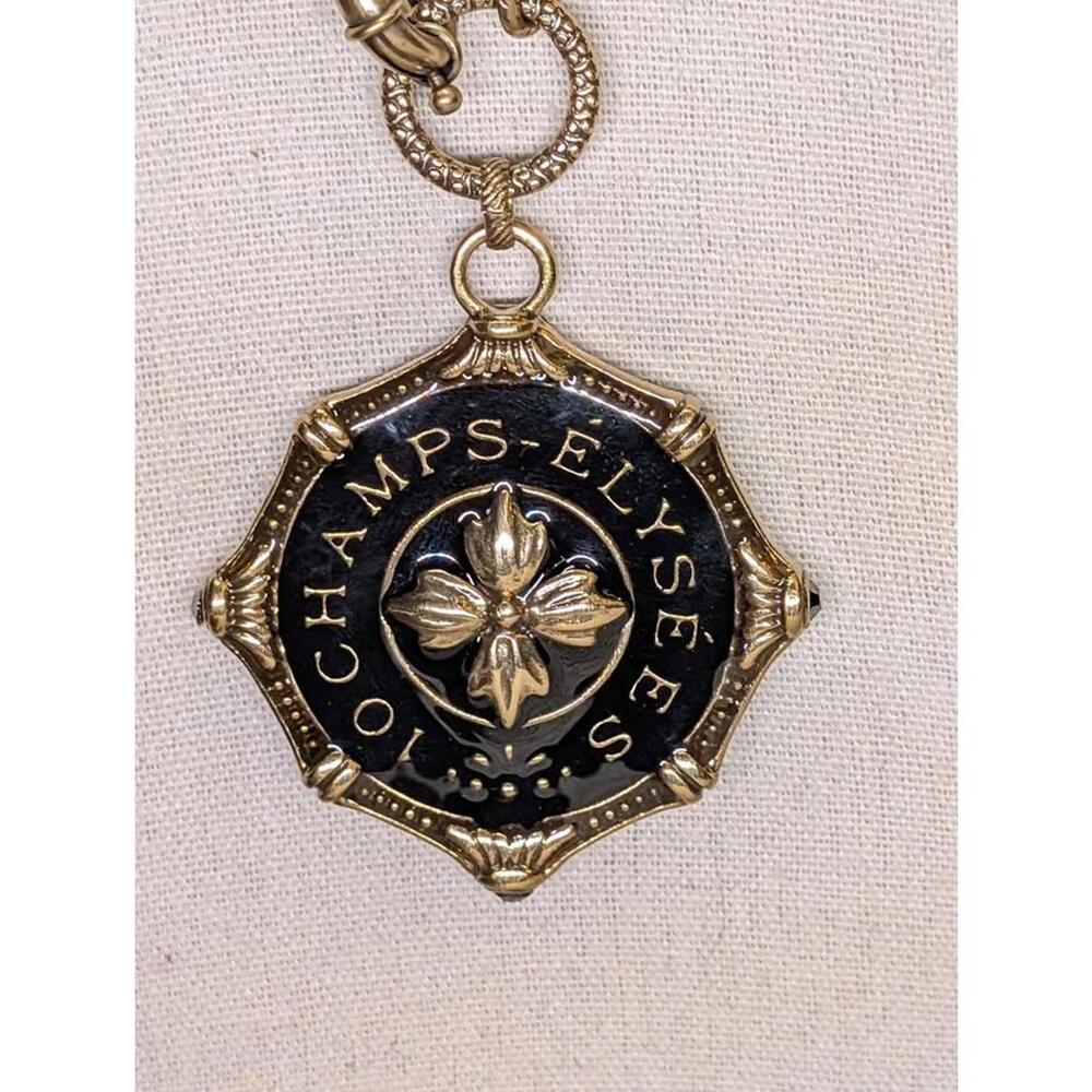 NWT Patricia Nash Champs-Élysées Double Chain Pendant Necklace